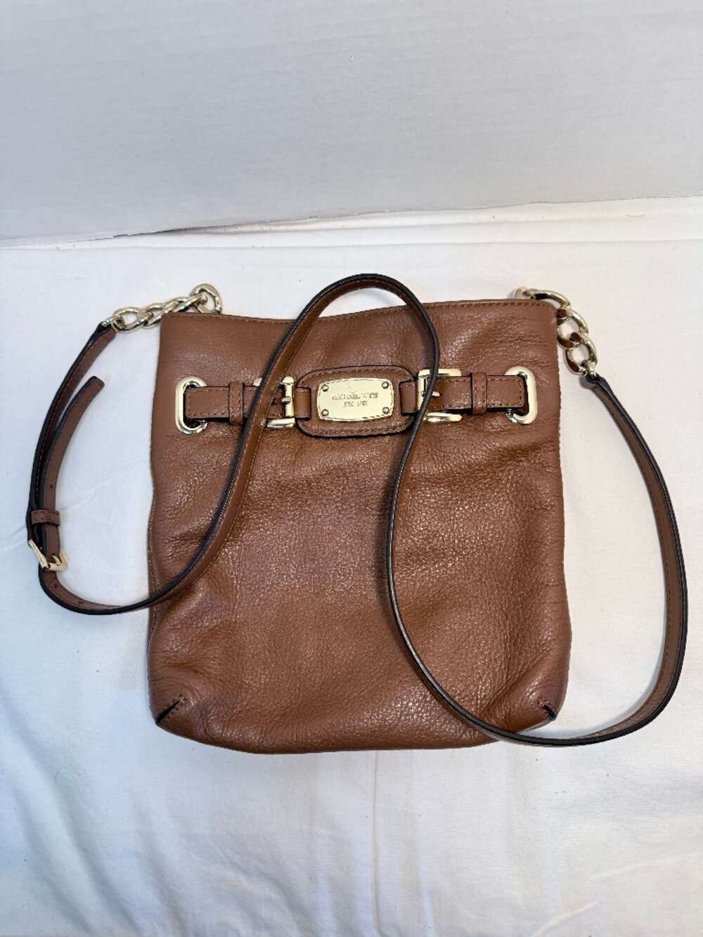 Michael Kors Cross Body Brown Hamilton Bag